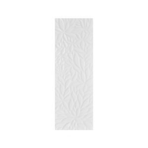 ARTIC WHITE GLOSSY 3D FLORAL