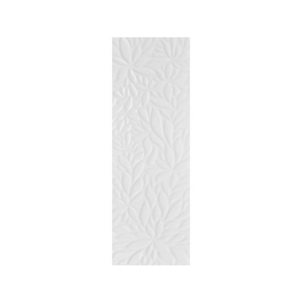 ARTIC WHITE GLOSSY 3D FLORAL